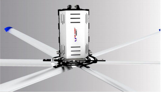 fã de baixa velocidade do volume alto do fã de teto de 50Hz HVLS para armazéns logísticos