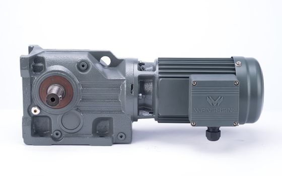 Motor elétrico helicoidal 50Hz 60Hz da engrenagem cônica da C.A. da série do cinza K de Wanshsin