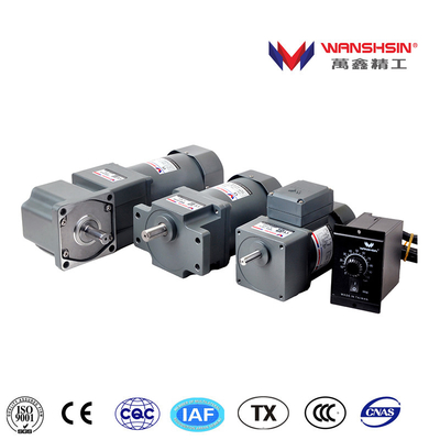 Motor da engrenagem da C.A. da fase monofásica motor compacto da engrenagem do micro com controlador da velocidade