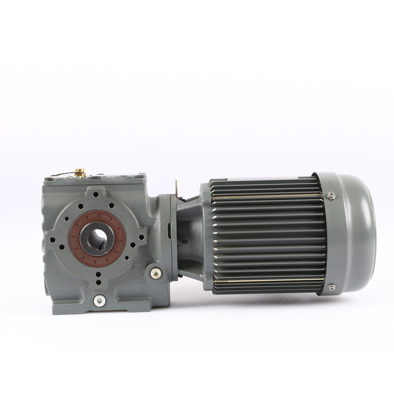 Fases helicoidais montadas flange do motor 2 da engrenagem de sem-fim 62HRC
